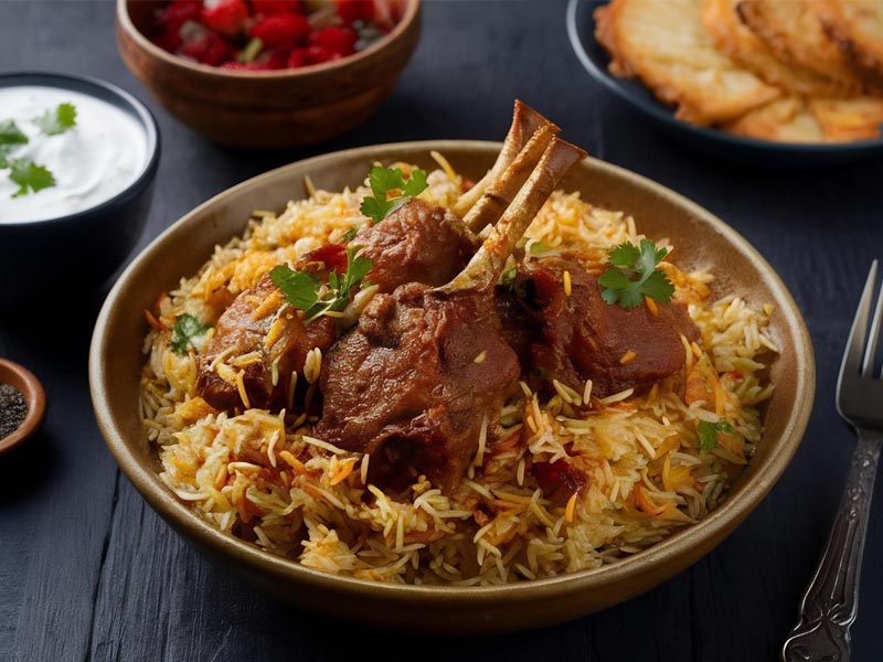 Goat Ulavucharu Biryani