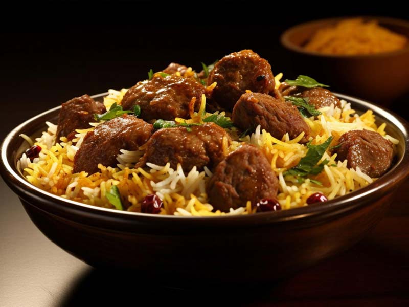 Lamb Roast Biryani Boneless